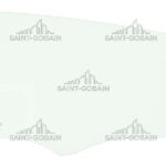 LH REAR DOOR GLASS GREEN SK SERIES
